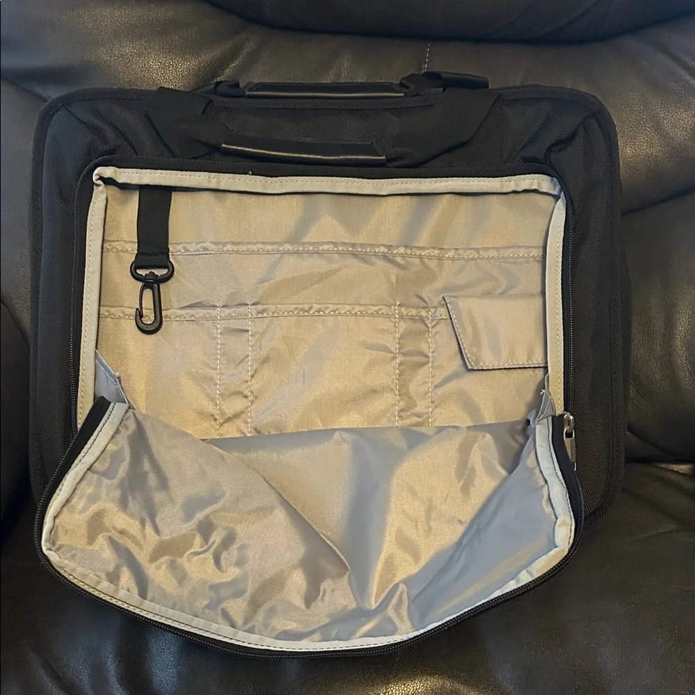 Lands' End Black Men's Laptop Briefcase